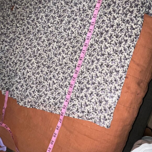 Pleione Womens Floral Blouse V-Neck 3/4 Sleeve Lightweight Top Size S - Picture 8 of 9